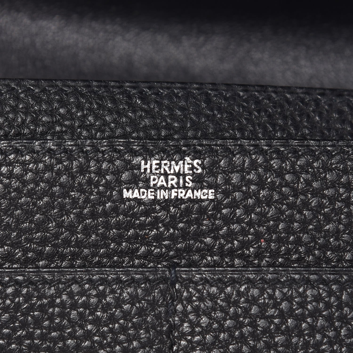 Hermes Togo Dogon Duo Wallet Black 7 of 11