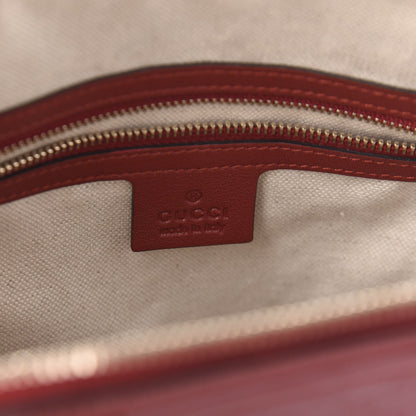 Gucci Patent Microguccissima Small Nice Top Handle Dome Bag Rose Bed 7 of 11