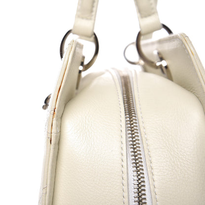 Christian Dior Calfskin Cannage Stitched Large East West Lady Dior White 12 of 29
