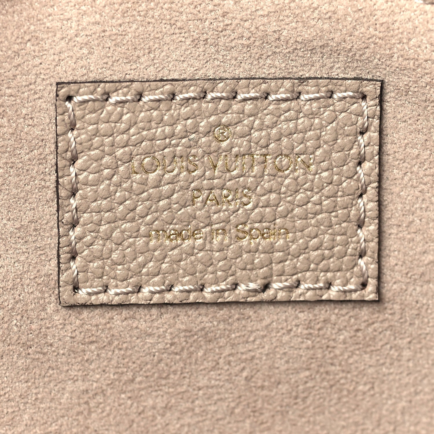 Louis Vuitton Empreinte Monogram Giant Petit Palais Tourterelle Creme 6 of 8