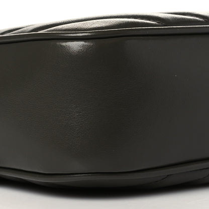 Saint Laurent Calfskin Matelasse Monogram Lou Camera Bag Grey Kaki 9 of 10
