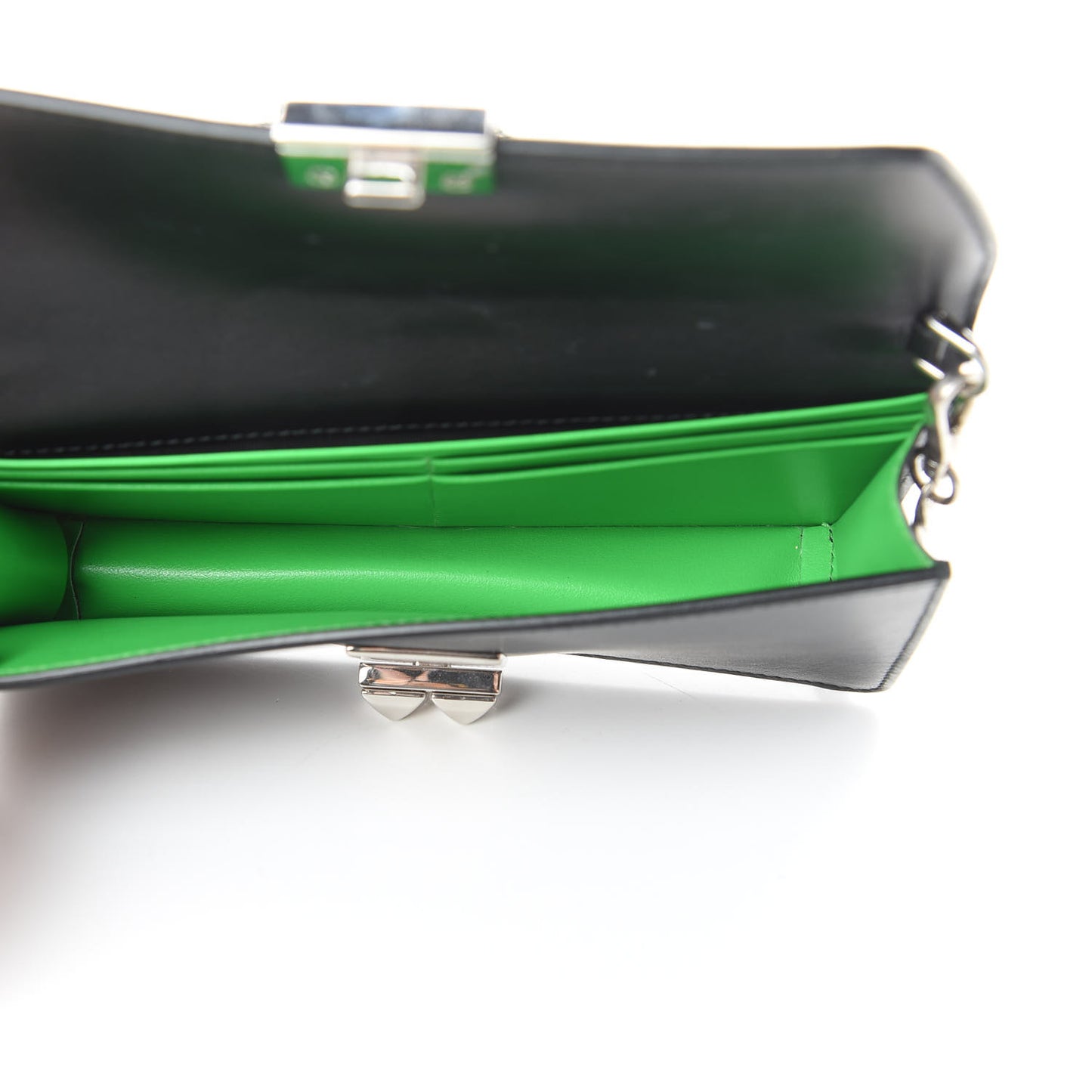 City Calfskin Studded Mini Elektra Crossbody Bag Black Verde