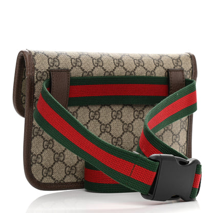 Gucci GG Supreme Monogram Neo Vintage Web Belt Bag Brown 2 of 10