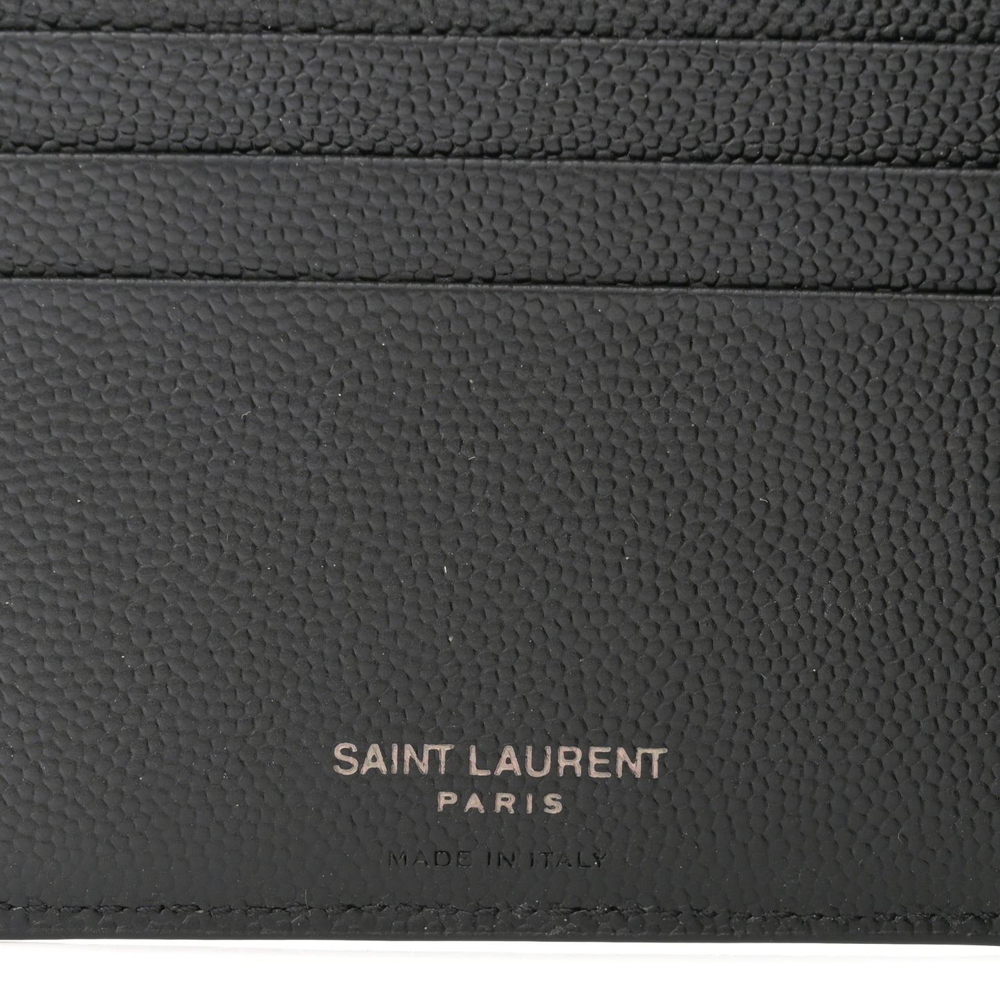 Grain De Poudre Monogram Monochrome Bifold Wallet Black