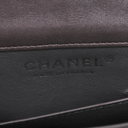 Chanel Metallic Lambskin Quilted Extra Mini Rectangular Flap Silver 6 of 8