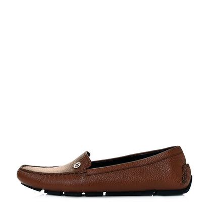 Gucci Cellarius Soft Interlocking G Driver Loafers 41 Brown 1 of 8