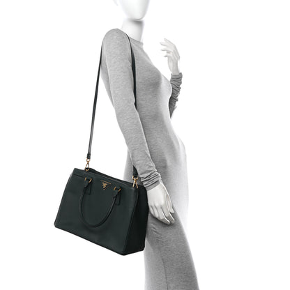 Prada Saffiano Lux Medium Tote Smeraldo 2 of 13