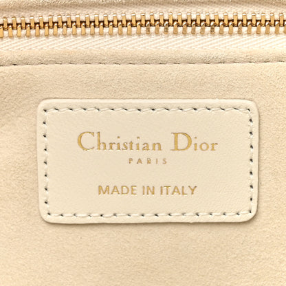 Christian Dior Lambskin Cannage Large Lady Dior White 6 of 13