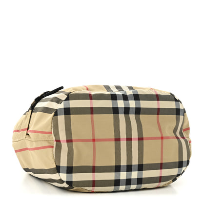 Burberry Econyl Icon Stripe Phoebe Drawcord Pouch Archive Beige 4 of 9