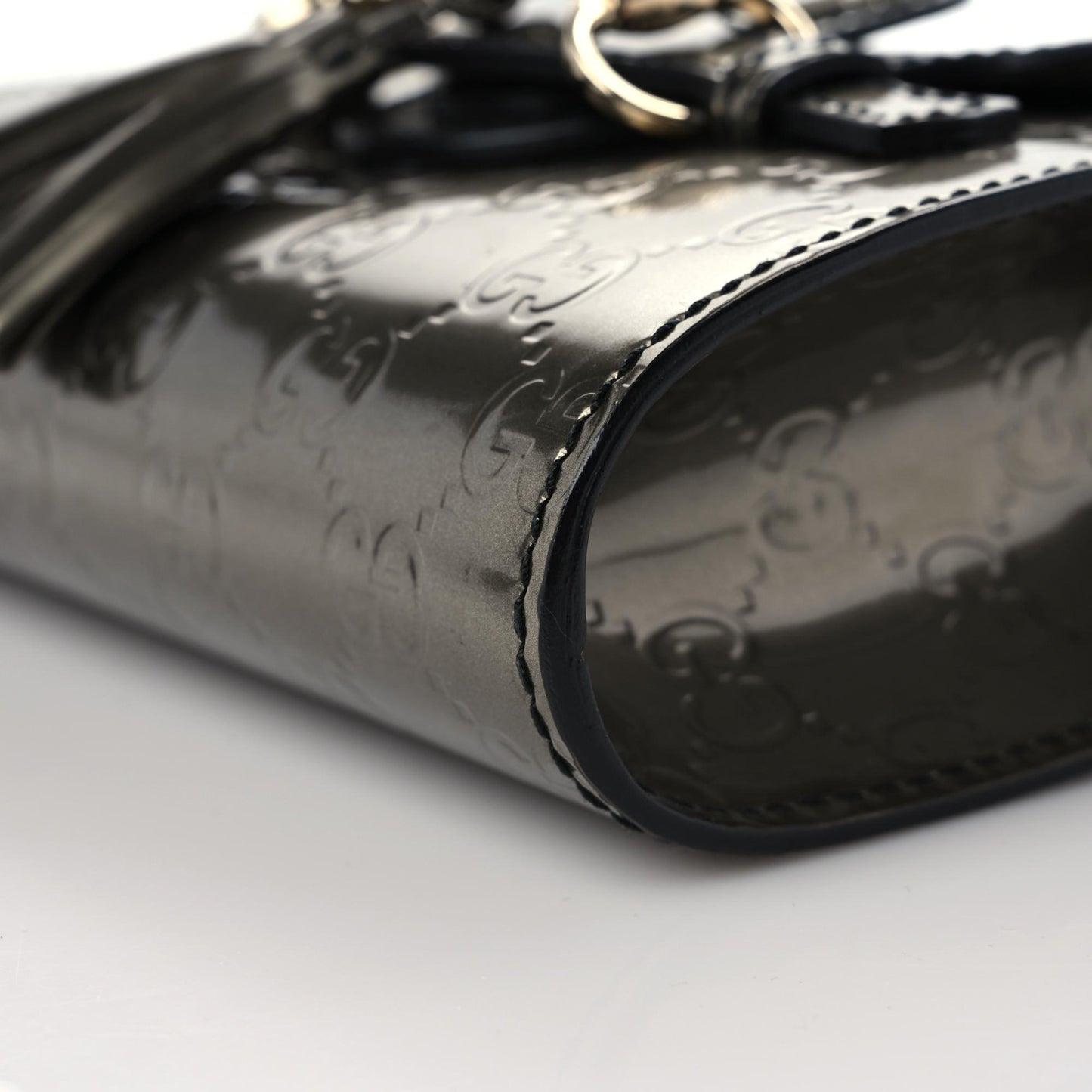Shine Guccissima Mini Emily Chain Shoulder Bag Sasso