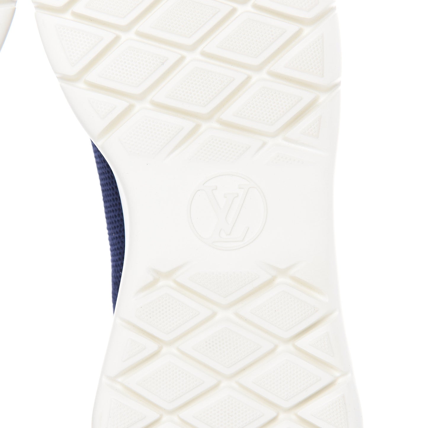 Stretch Fabric LV Black Heart Sock Sneaker 38 Marine