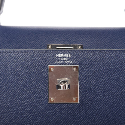Hermes Epsom Kelly Sellier 28 Bleu Saphir 8 of 11