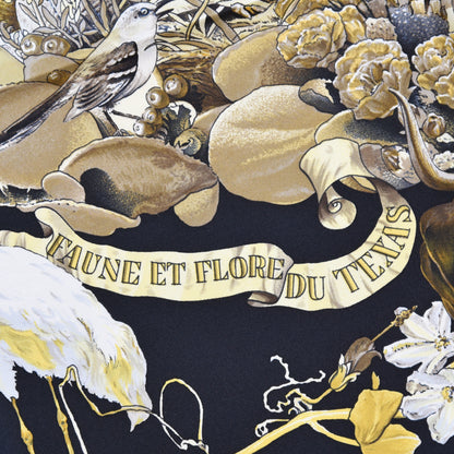 Hermes Silk Faune Et Flore Du Texas Scarf 90 4 of 12
