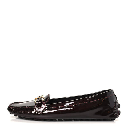 Louis Vuitton Patent Calfskin Oxford Loafers 40 Rouge Fauviste 1 of 9