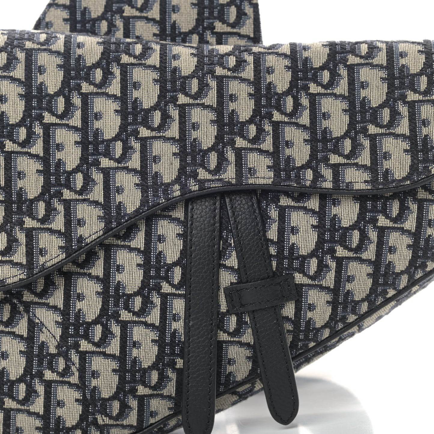 Oblique Mens Saddle Bag Blue
