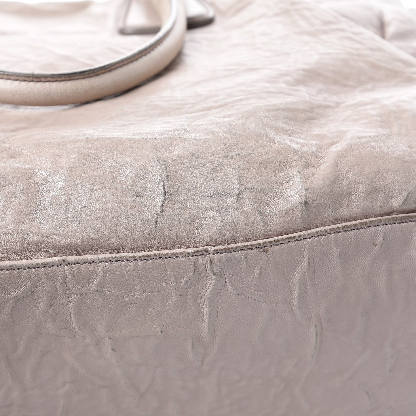 Nappa Antique Satchel Pomice