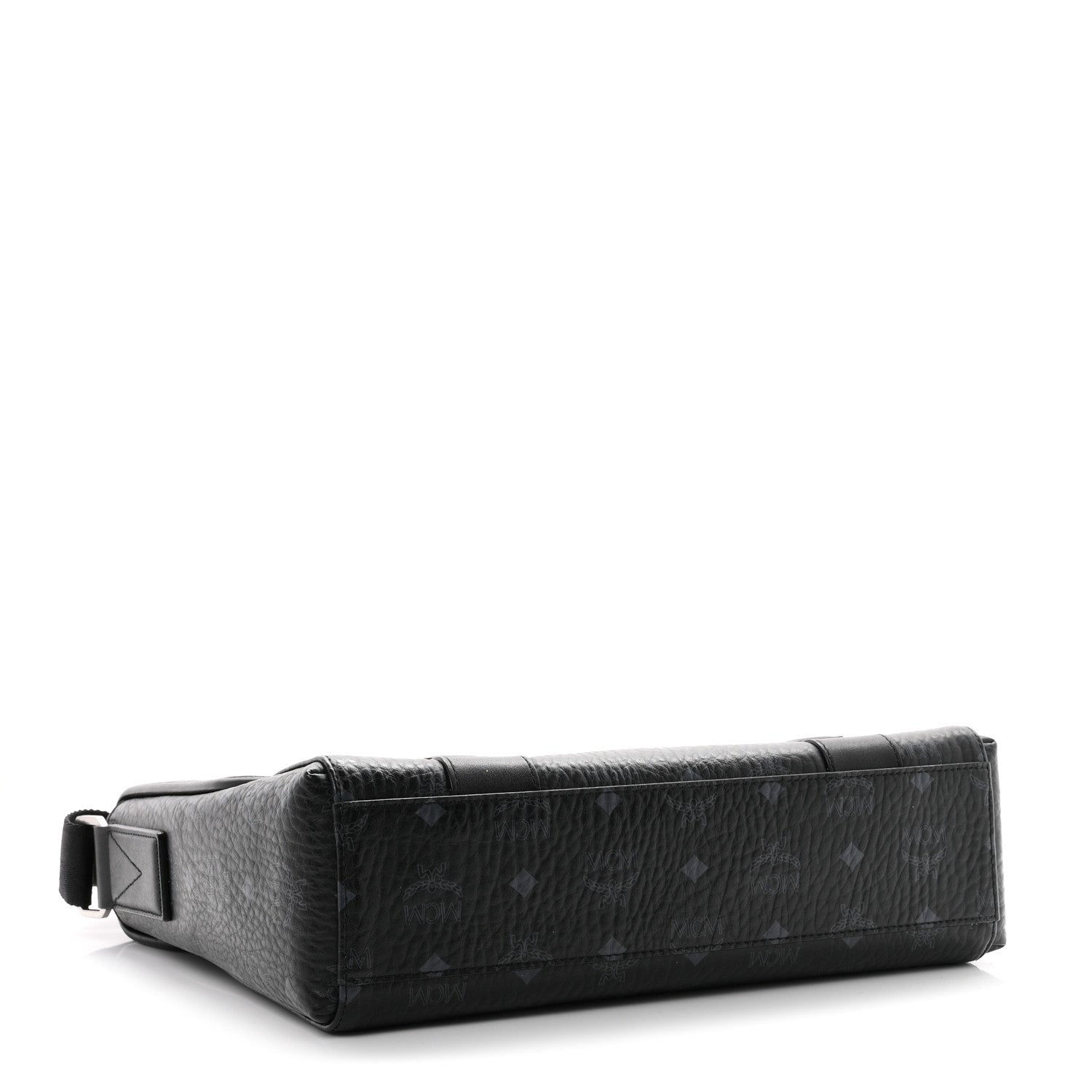 MCM Visetos Medium Aren Messenger Bag Black 4 of 10
