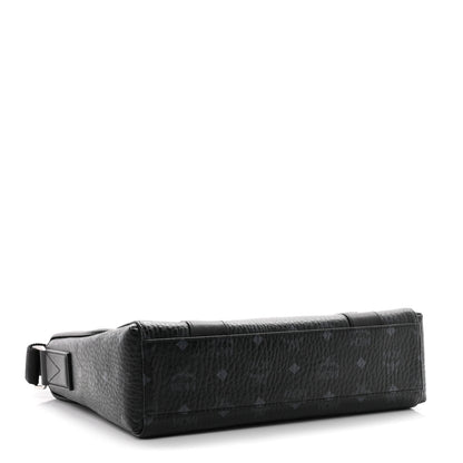 MCM Visetos Medium Aren Messenger Bag Black 4 of 10