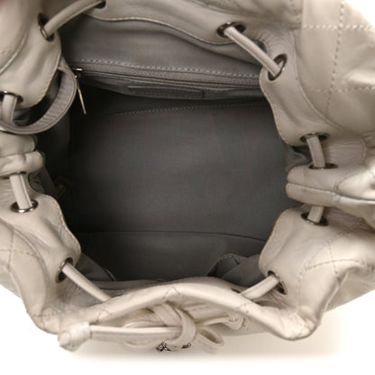 Chanel Lambskin Quilted Beijing Backpack Bag White 4 of 9
