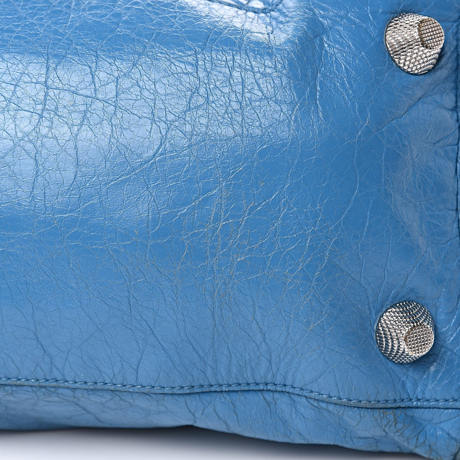 Balenciaga Agneau Giant 21 Silver Hardware Part Time Electric Bleu 12 of 16
