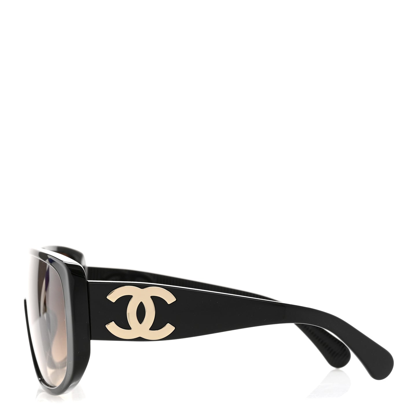 Acetate Shield Sunglasses 5495A Black