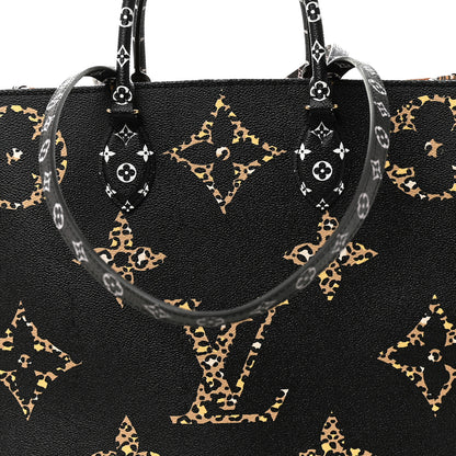 Louis Vuitton Monogram Giant Jungle Onthego GM Black 8 of 10