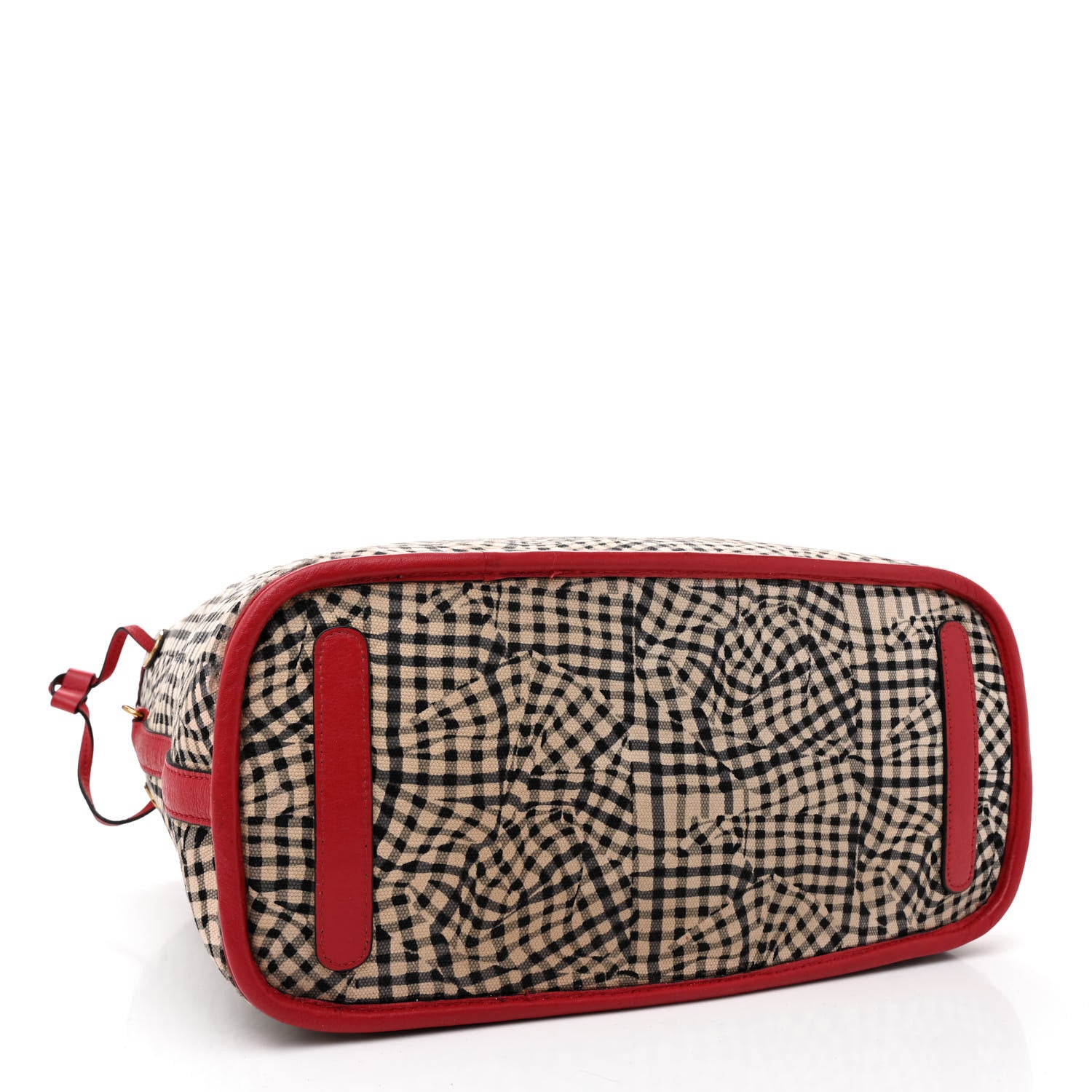 MCM Visetos Medium Liz Reversible Shopper Tote Ruby Red 8 of 20
