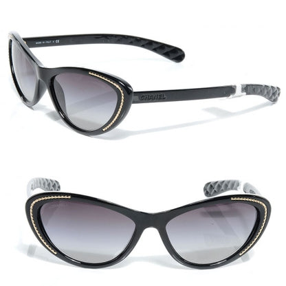 Chanel Cat Eye Chain Sunglasses 6039 Black 1 of 5