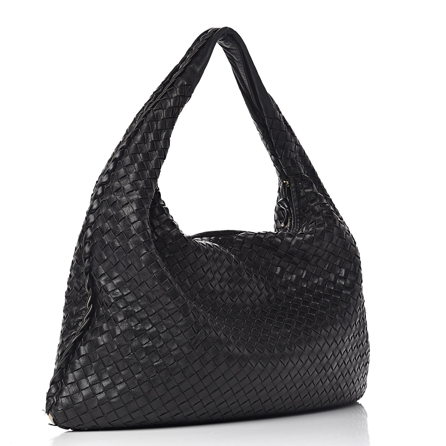 Bottega Veneta Nappa Intrecciato Large Veneta Hobo Black 3 of 15