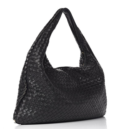 Bottega Veneta Nappa Intrecciato Large Veneta Hobo Black 3 of 15