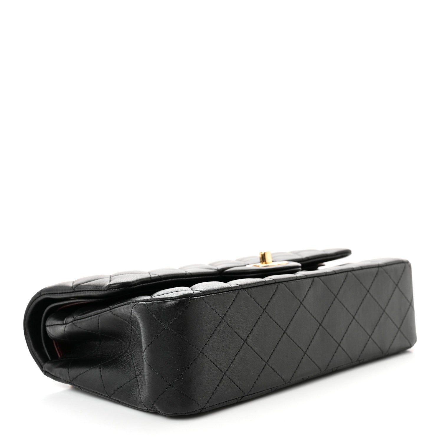 Chanel Lambskin Quilted Medium Double Flap Black 4 of 15
