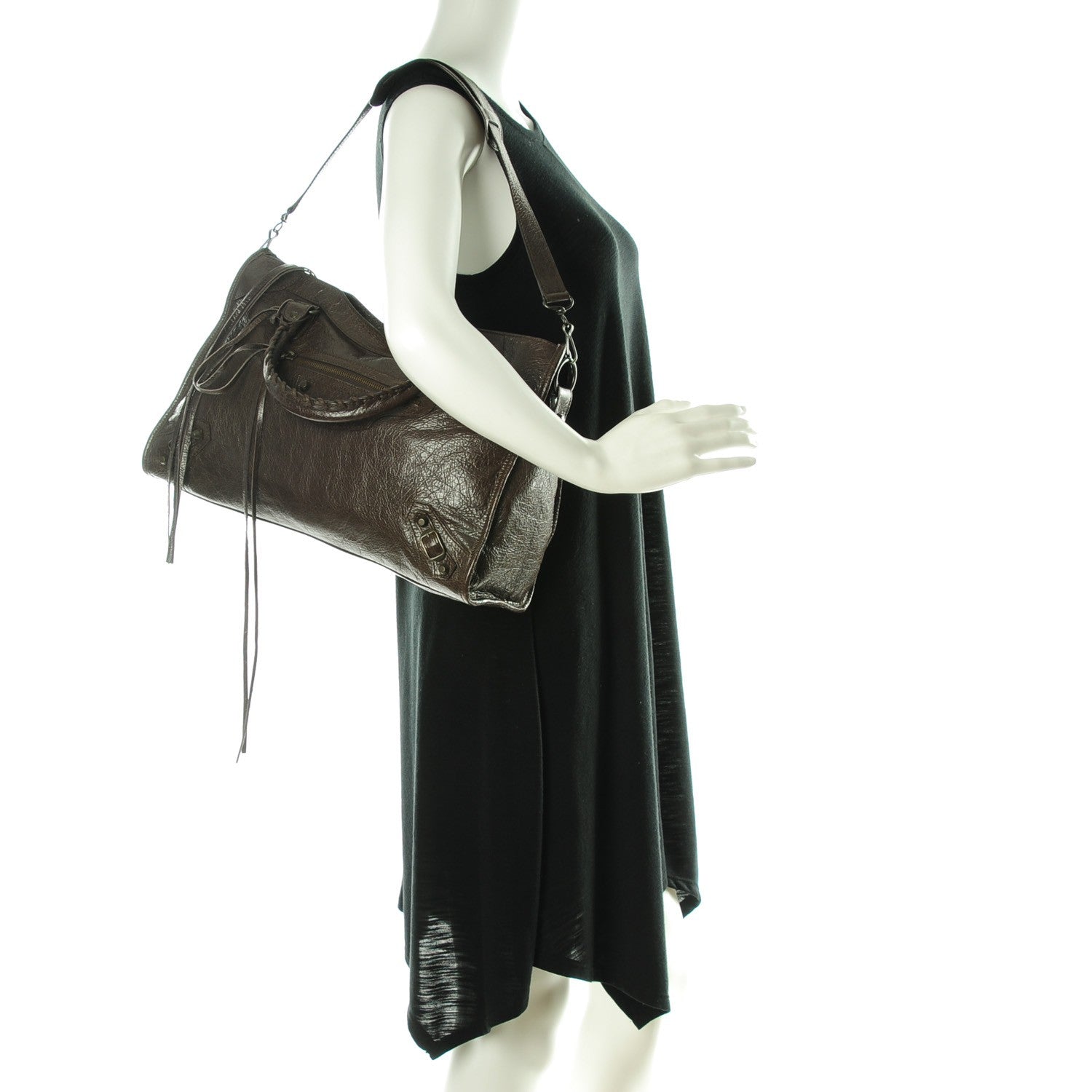 Balenciaga Agneau Classic Hardware City Charbon 2 of 8