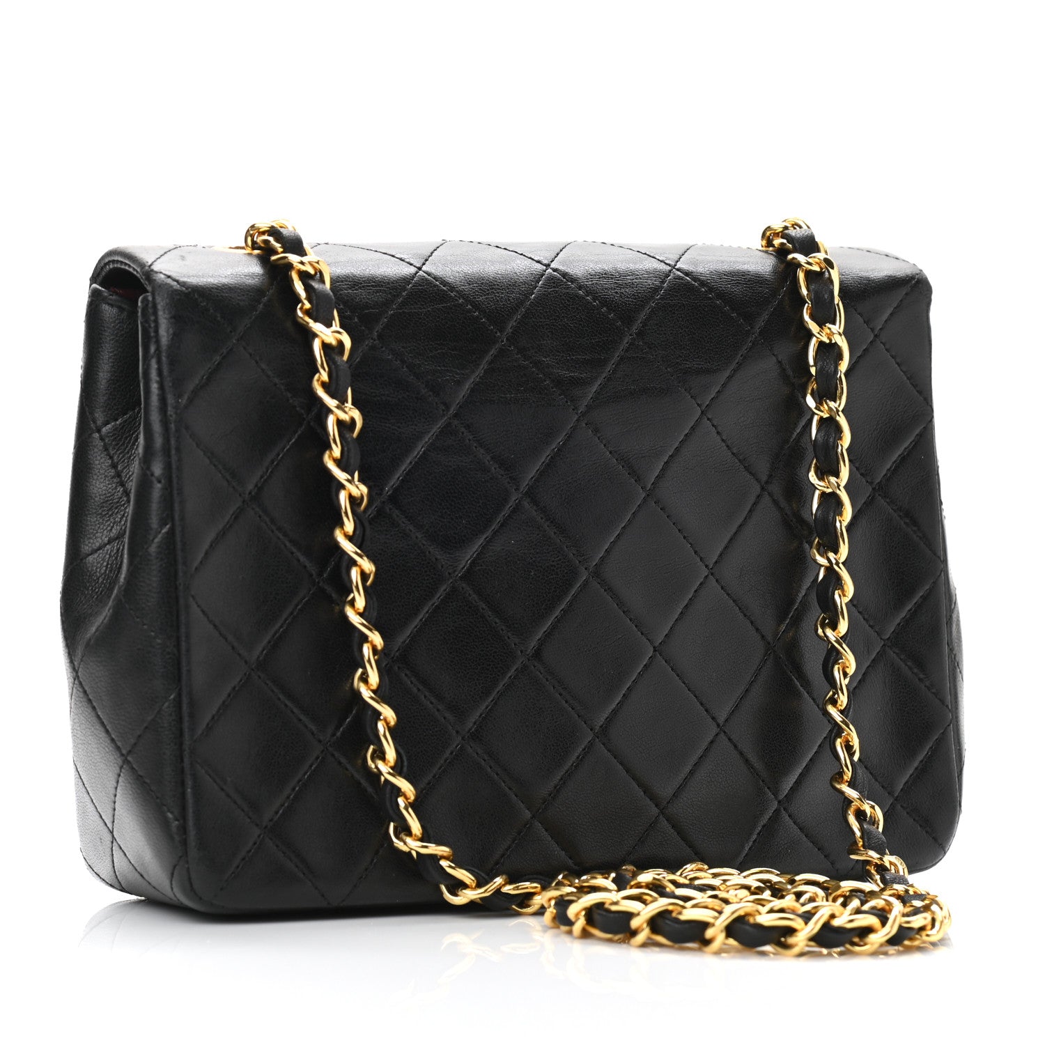 Chanel Lambskin Quilted Small Single Flap Black 3 of 11