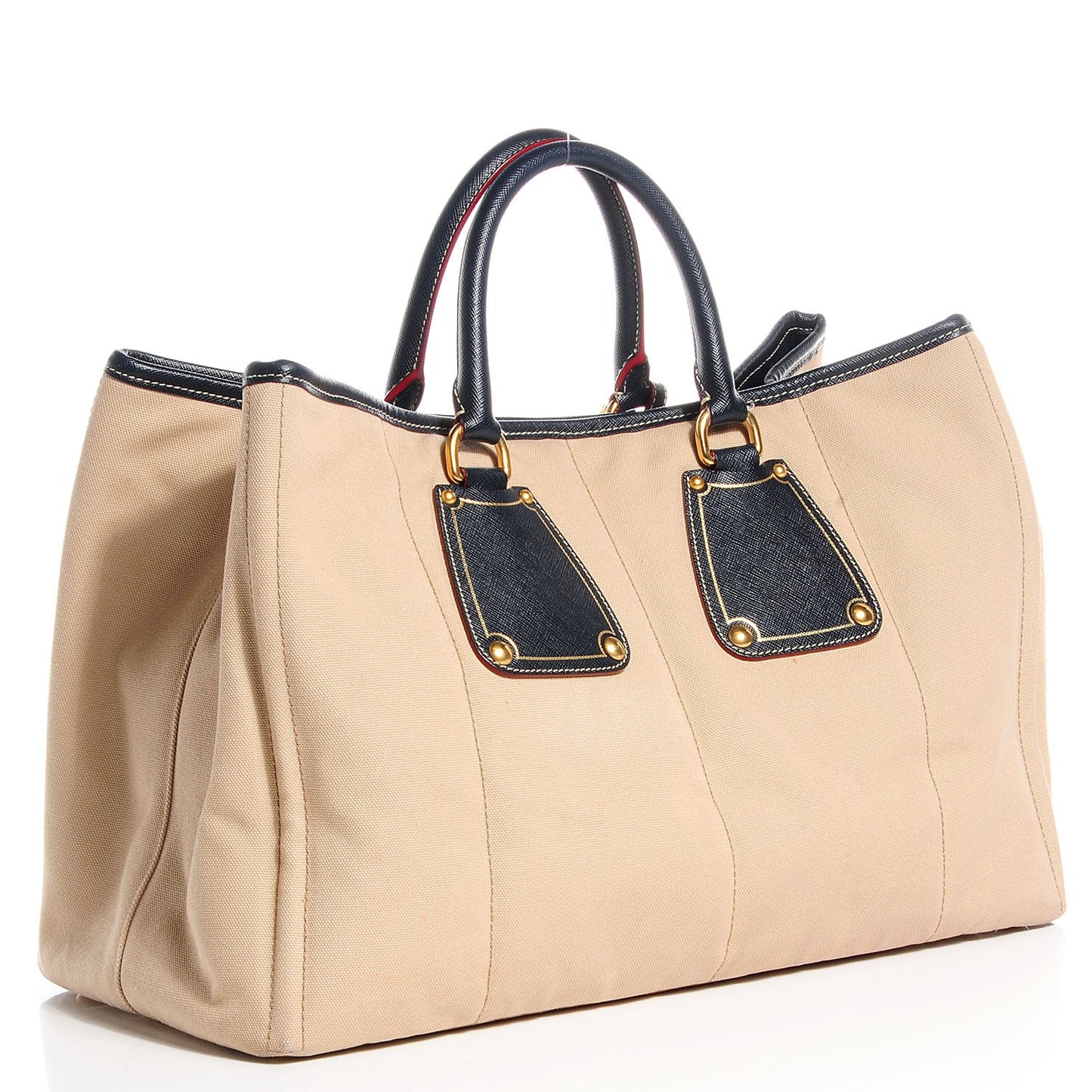 Canapa Saffiano Tote Corda Blue