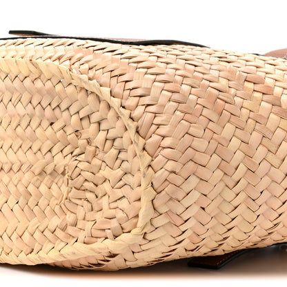 Loewe Raffia Basket Tote Bag Natural Tan 9 of 10
