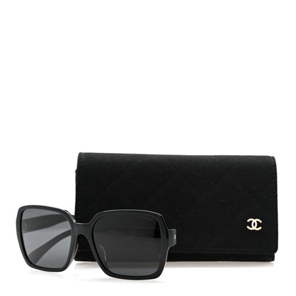 Chanel Acetate Square Sunglasses 5408-A Black 8 of 8