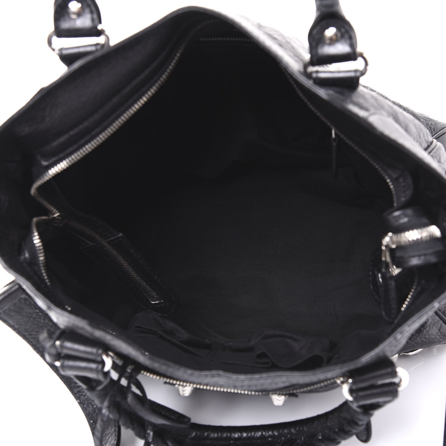 Agneau Giant 12 Silver Hardware Velo Black