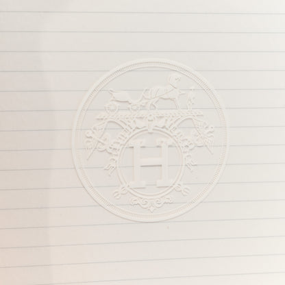 Hermes Togo Ulysse MM Notebook Cover Orange 6 of 7