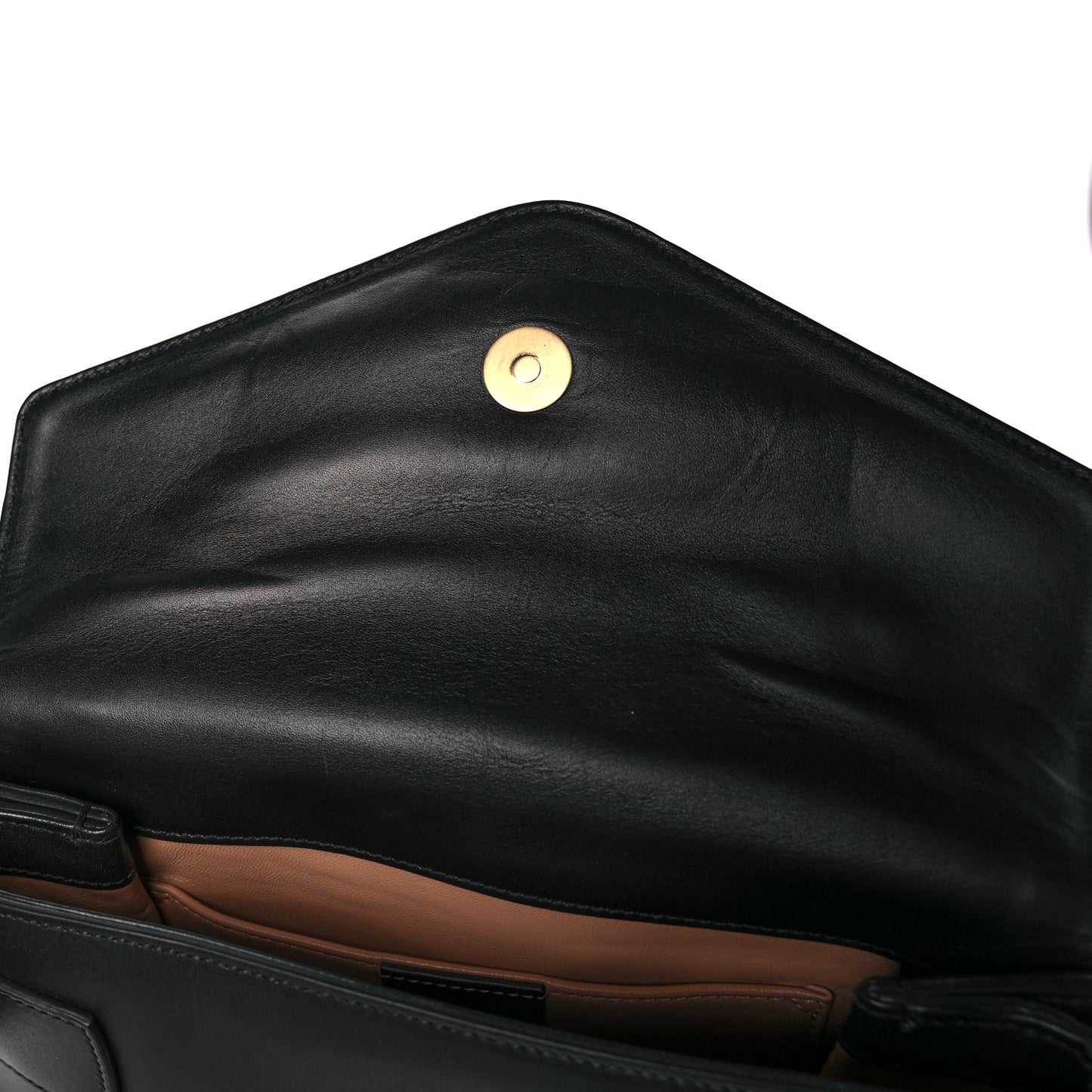 Nappa Pearl Studded Mini Queen Margaret Broadway Shoulder Bag Black