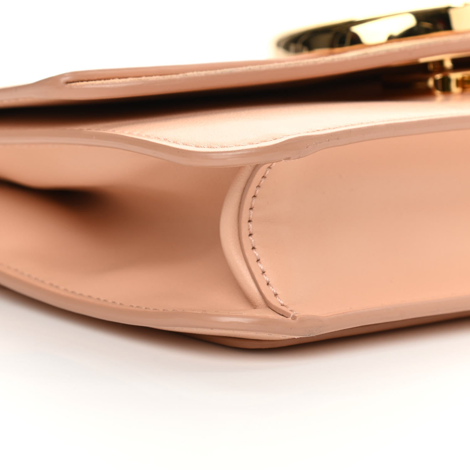 Chloe Calfskin Suede C Clutch With Chain Blushy Pink 9 of 13