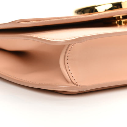Chloe Calfskin Suede C Clutch With Chain Blushy Pink 9 of 13