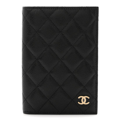 Chanel Caviar Quilted Passport Holder Black 1 of 7