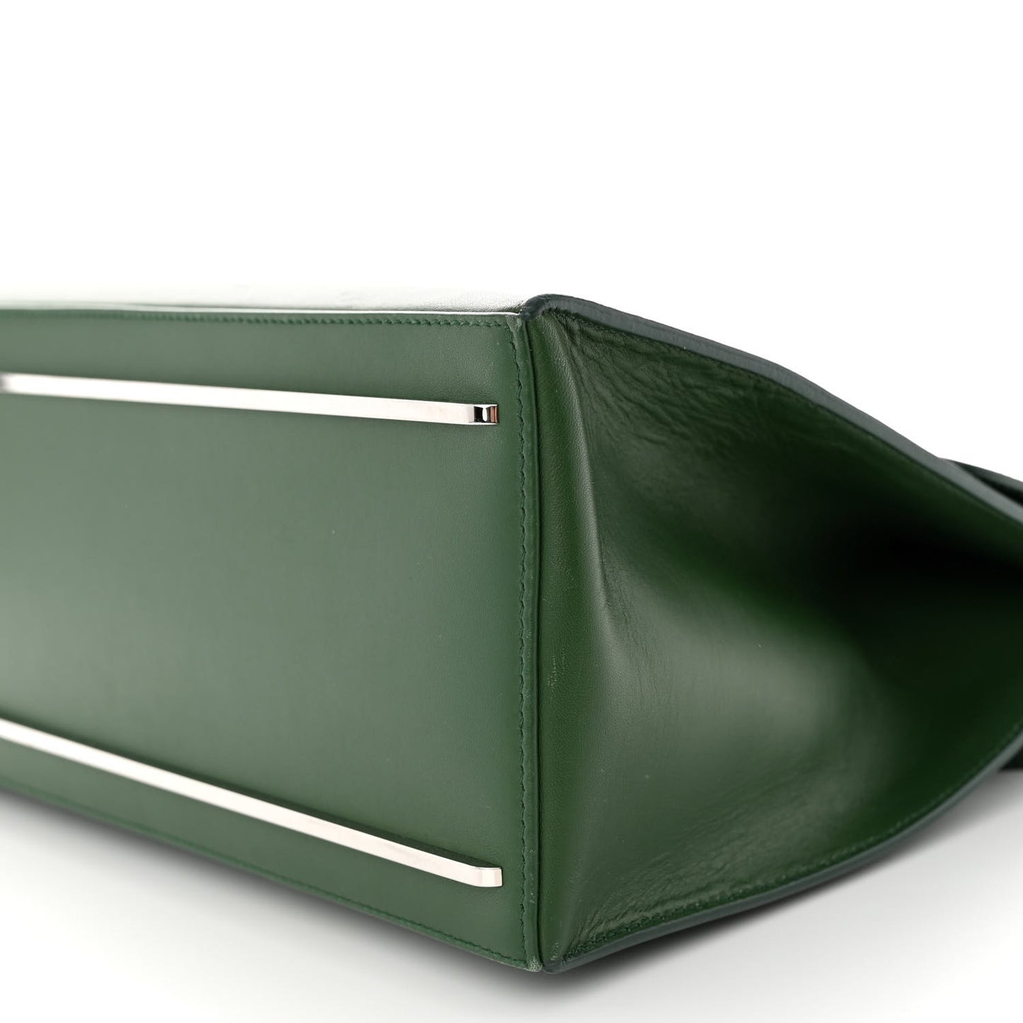 Veau Le Dix M Cartable Shoulder Bag Green
