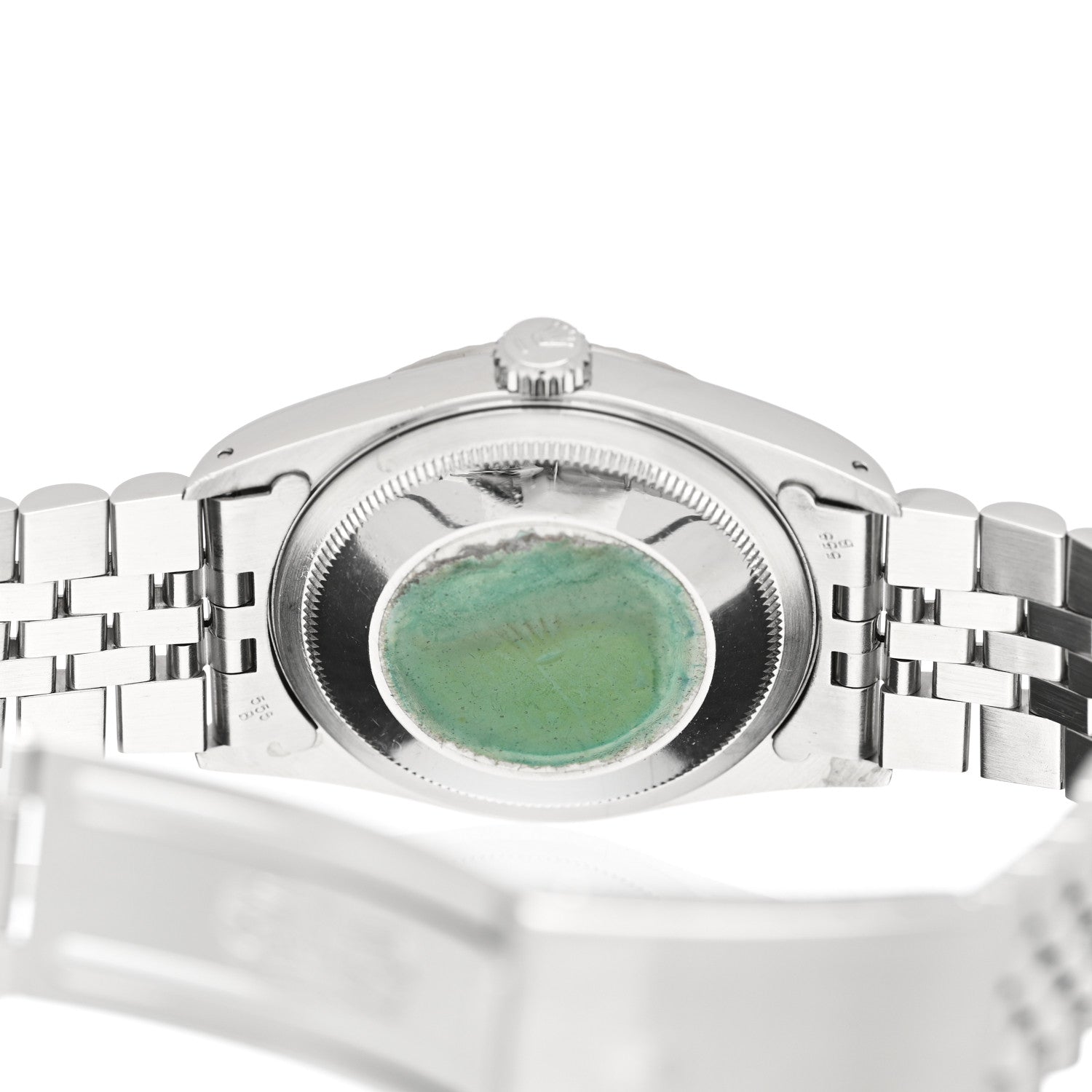 Rolex Stainless Steel 18K White Gold 36mm Oyster Perpetual Datejust Watch Silver 16234 4 of 4