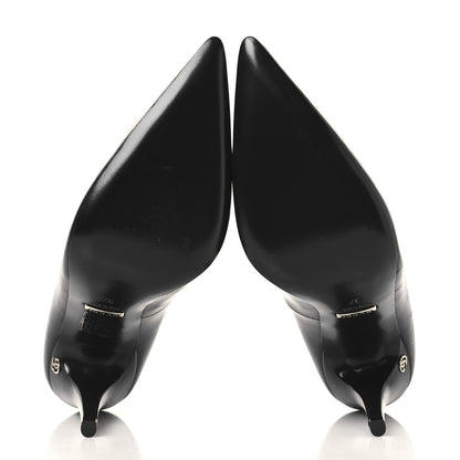 Gucci Malaga Kid GG 95mm Pumps 37 Black 6 of 10