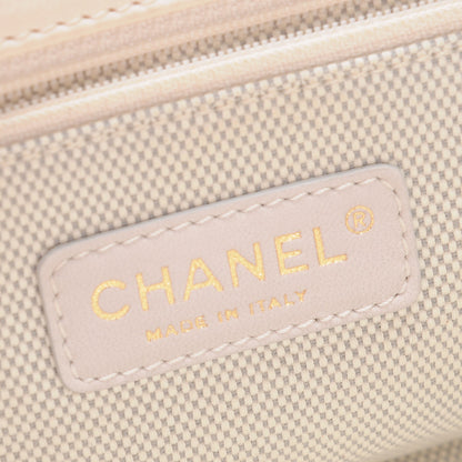 Chanel Calfskin Quilted Retro Chain Flap Beige 6 of 13