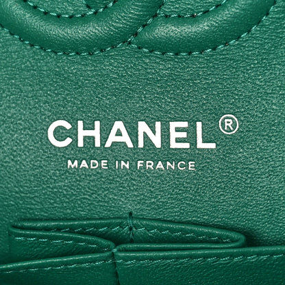 Chanel Caviar Quilted Small Double Flap Green 6 of 10