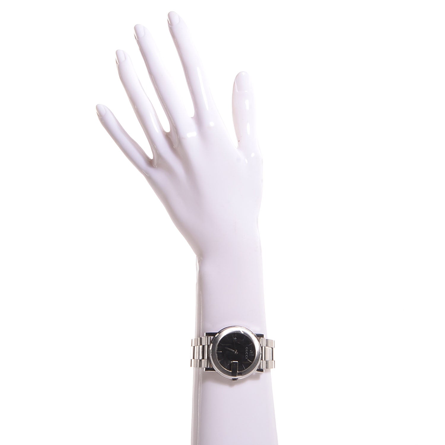 Gucci Stainless Steel 27mm G-Timeless Quartz Watch Black 2 of 7