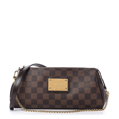 Louis Vuitton Damier Ebene Eva Clutch 1 of 11