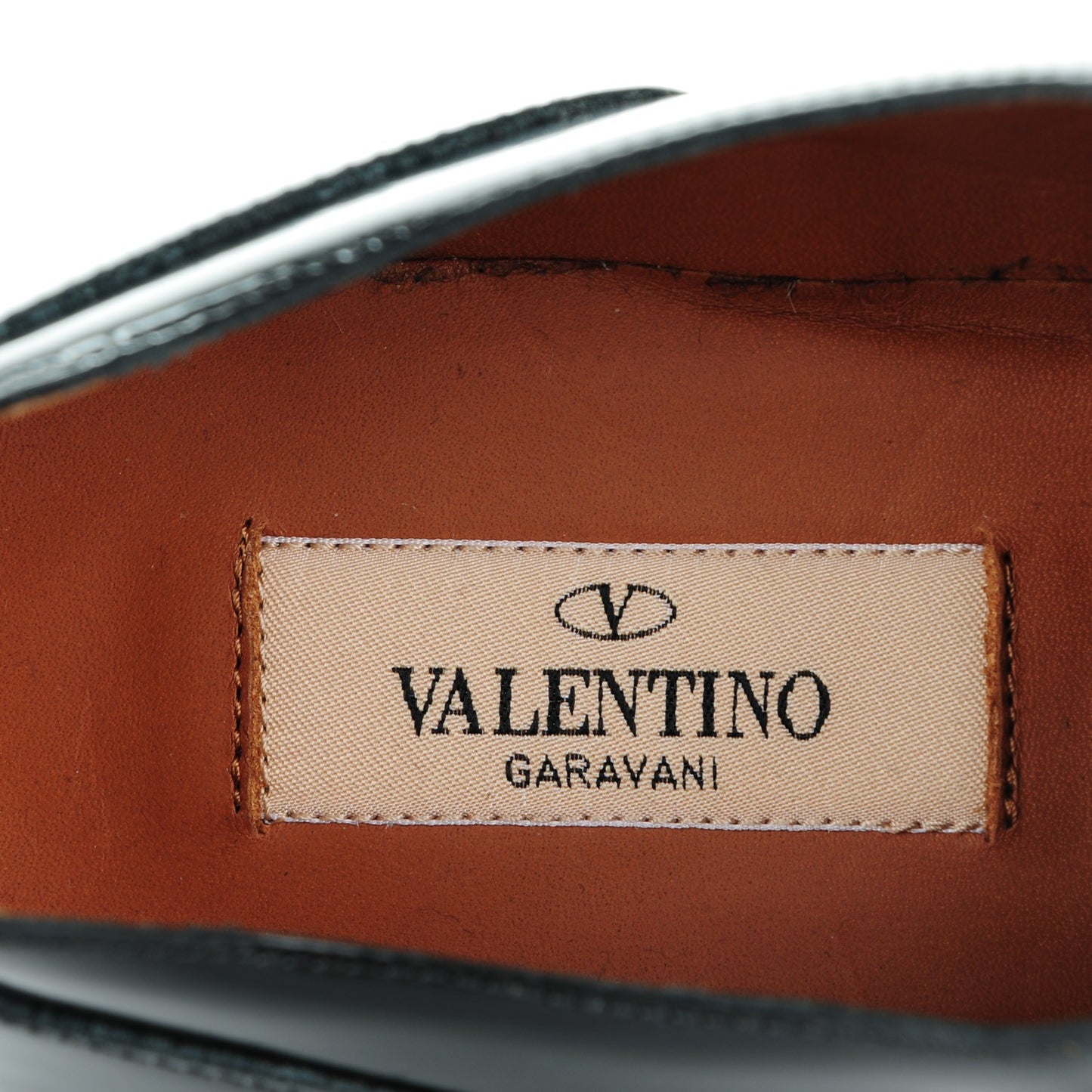 Patent Lace Up Oxfords 41 Black